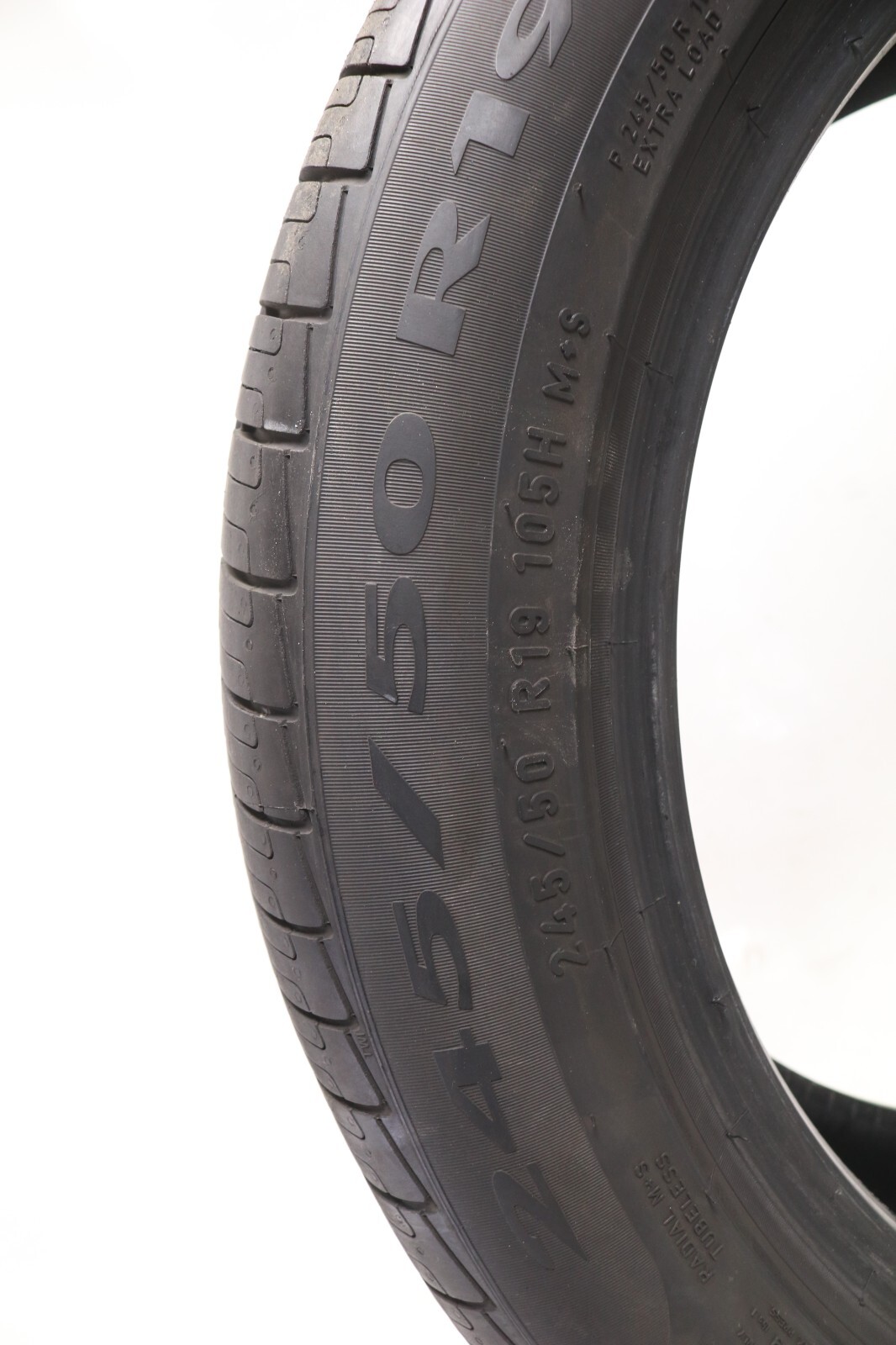 Set of 4 Used 245/50R19 Pirelli Cinturato P7 All Season Run Flat – 105H – 7-8/32