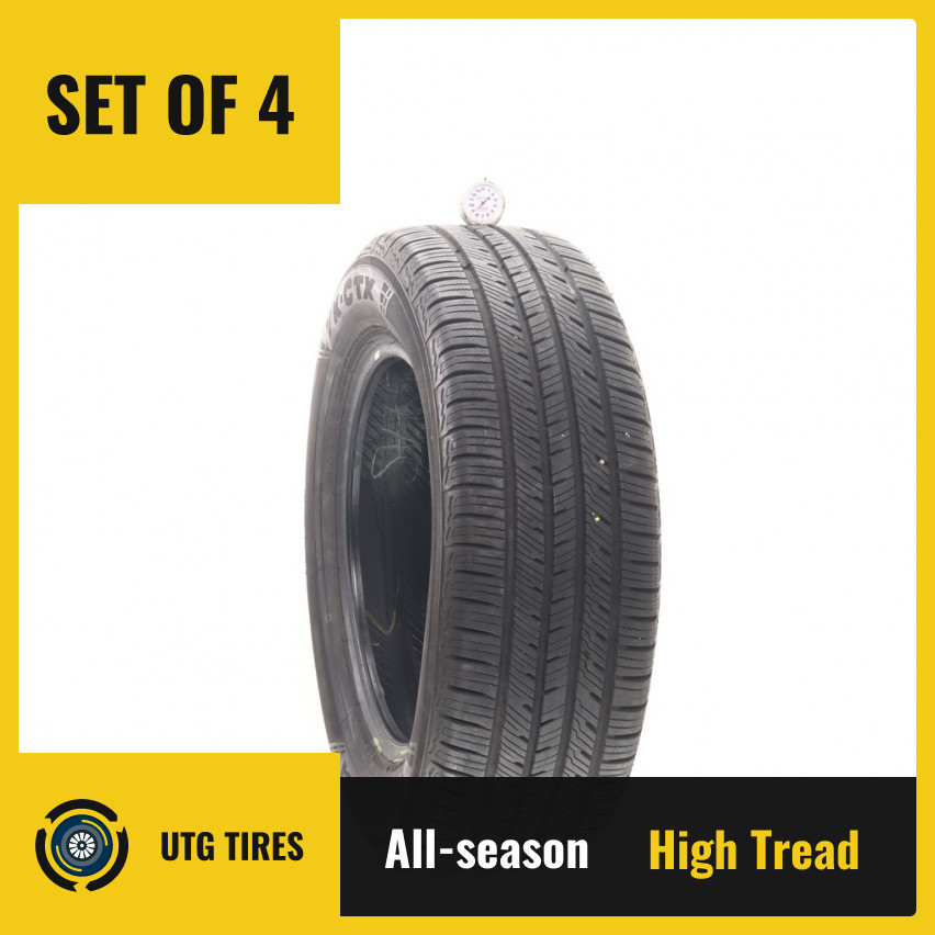 Set of (4) Used 235/65R17 Yokohama YK-CTX 104H – 8.5-9.5/32