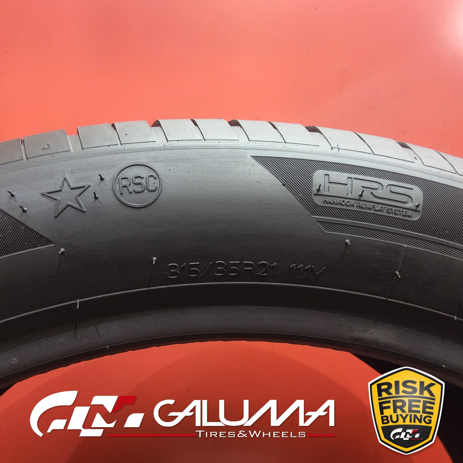 Set of 2 Tires LikeNEW Hankook Ventus S1 Evo3 SUV HRS ★ RunFlat 315/35R21 #96048