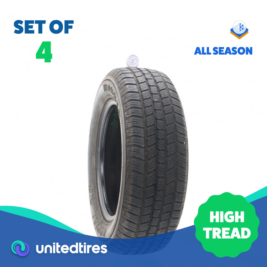 Set of (4) Used 235/65R17 Ironman Radial A/P 104T – 8.5-10.5/32