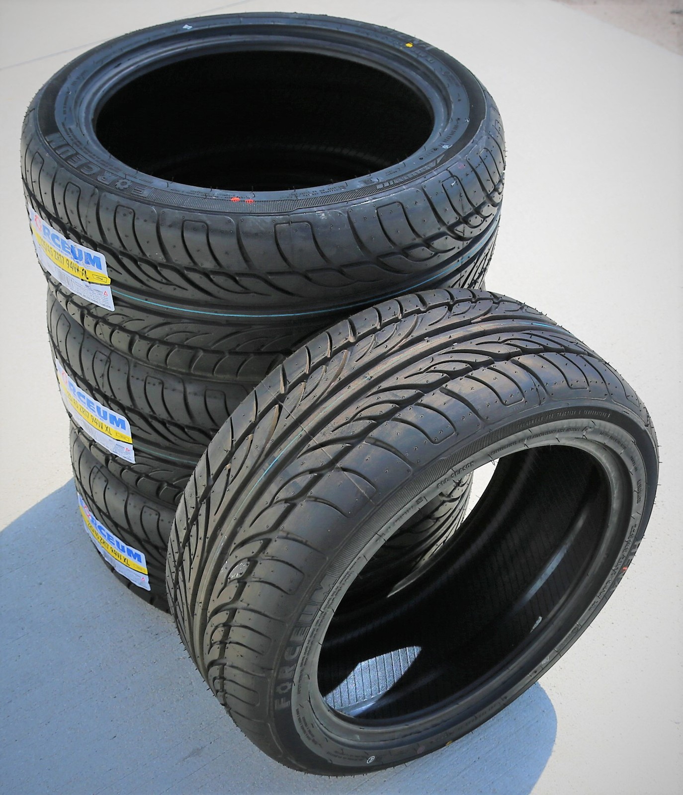 2 Tires 225/45R17 ZR Forceum Hena Steel Belted AS A/S High Performance 94W XL