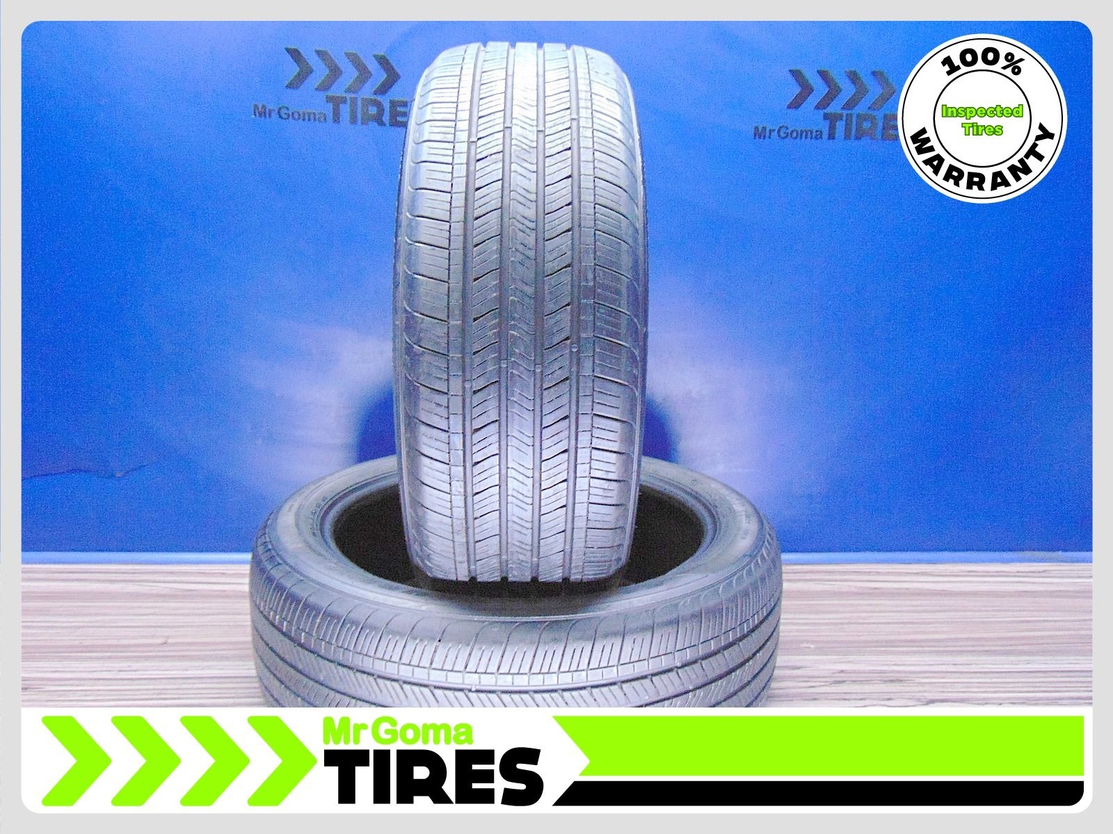 2 USED TIRES GOODYEAR EAGLE TOURING 235/50R21 LIKE NEW DOT 2023 101V