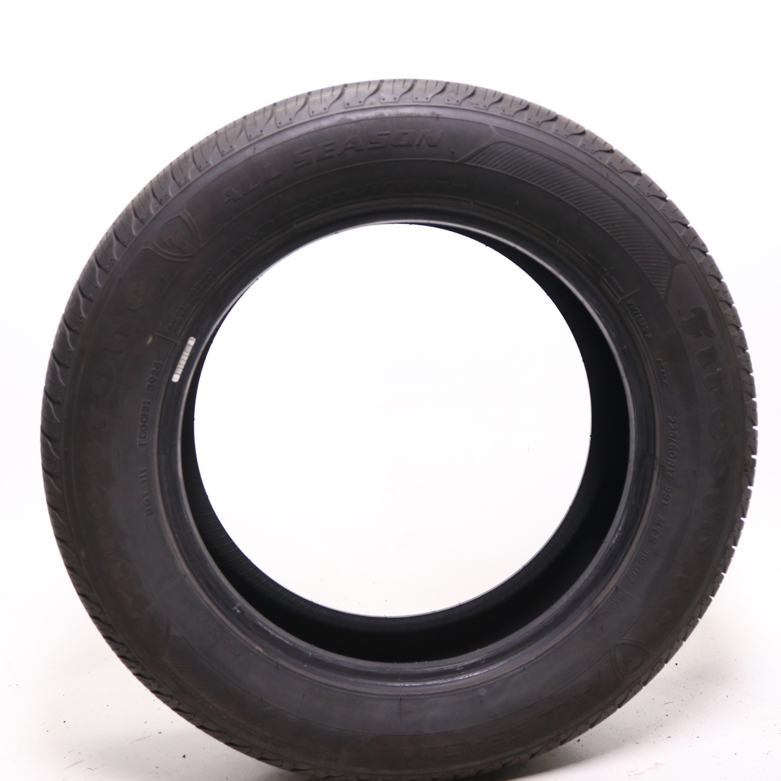 Set of 4 Used 225/60R17 Firestone All Season – 99T – 8-8.5/32