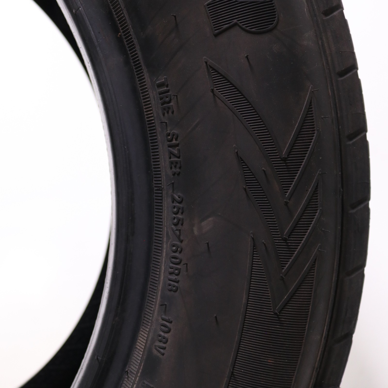 Set of 4 Used 255/60R18 Goodyear Eagle Enforcer – 108V – 9.5-10/32