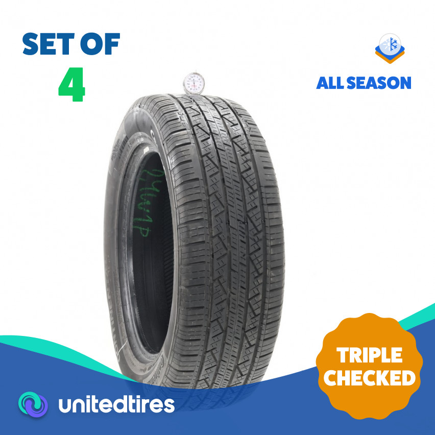 Set of (4) Used 235/60R18 Continental CrossContact LX25 107V – 6.5-7.5/32