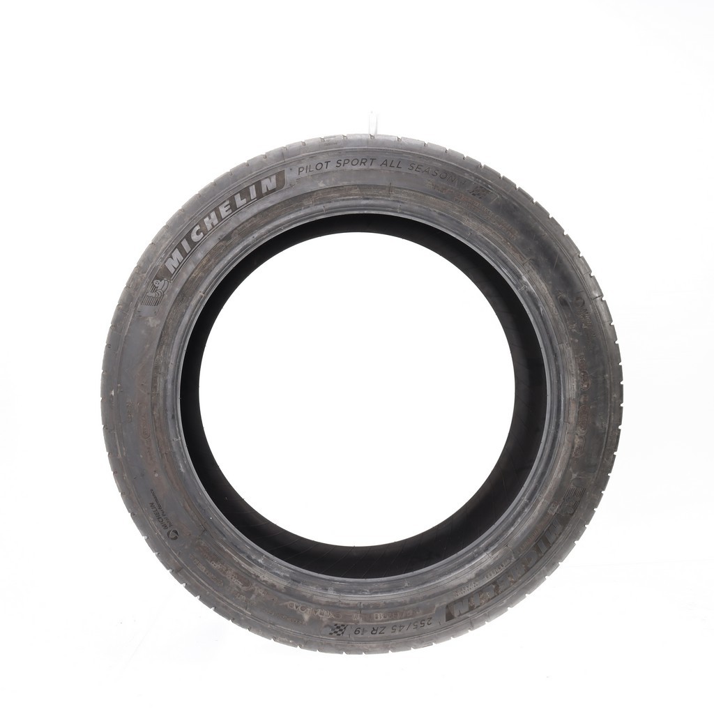 Set of (4) Used 255/45ZR19 Michelin Pilot Sport All Season 4 104Y – 8.5-9.5/32