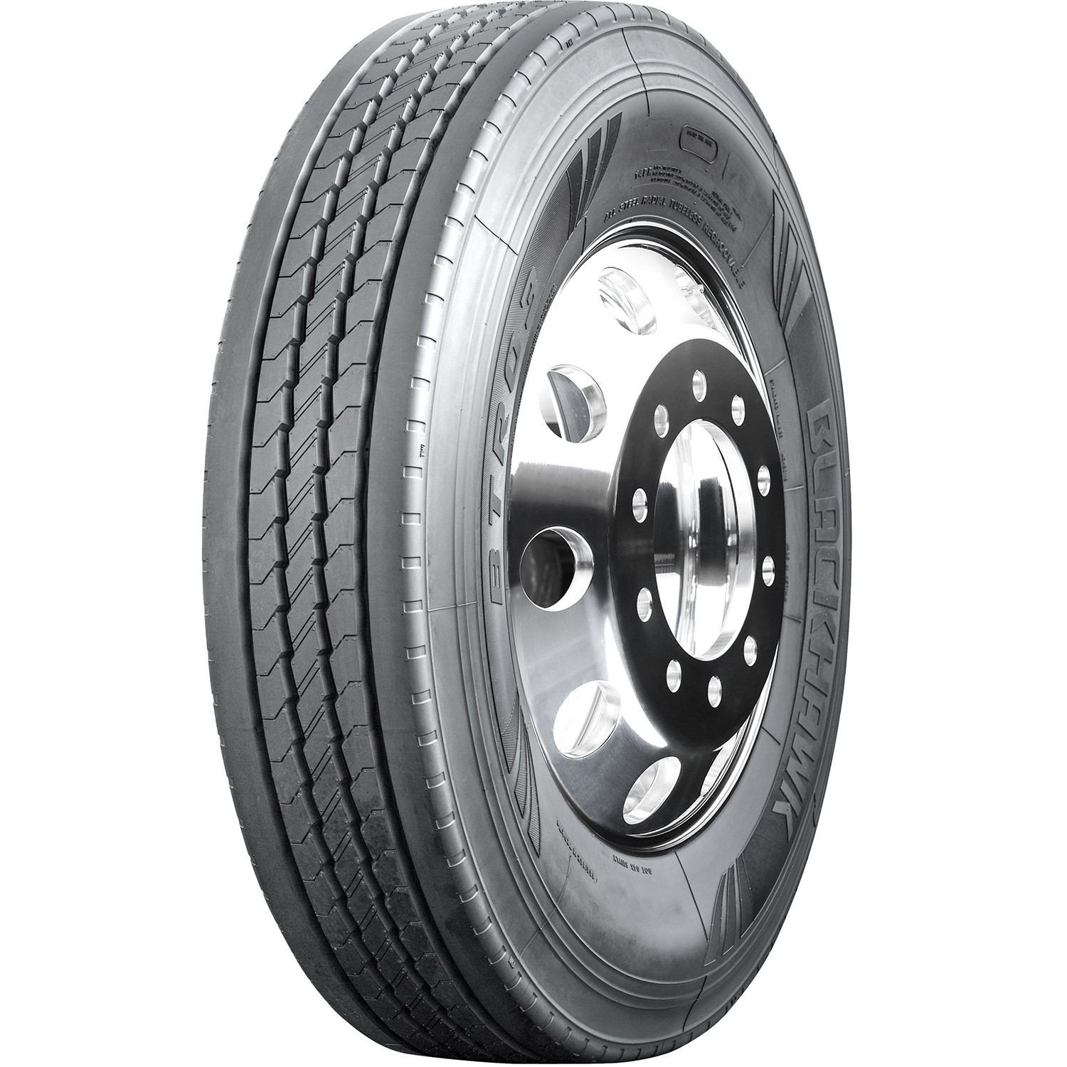 2 New Blackhawk BTR03 255/70R22.5 Load H 16 Ply Trailer Commercial Tires