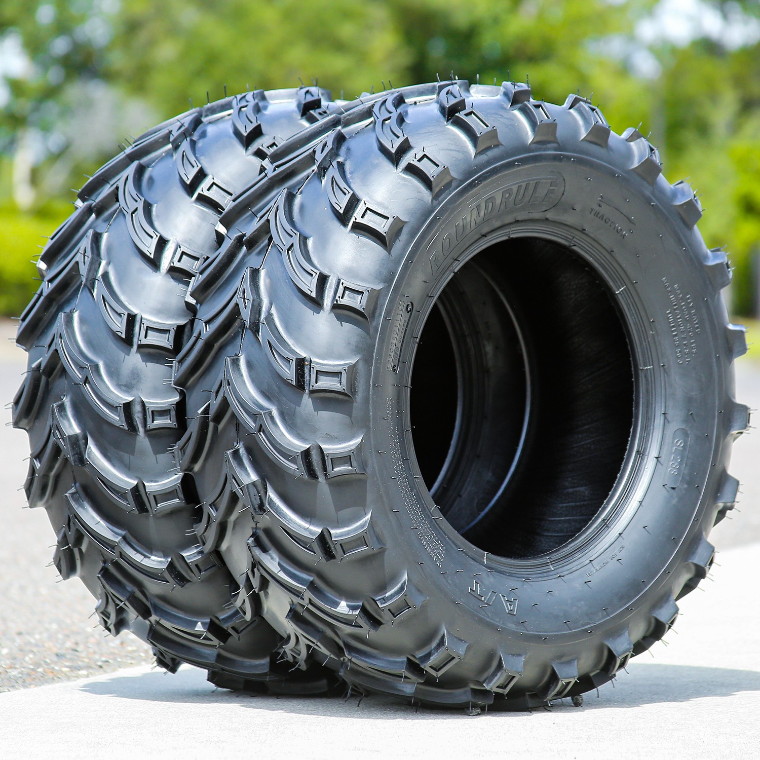 25×10.00-12 25×10-12 50J 8 Ply Roundrule SL288 A/T All Terrain ATV UTV Tire