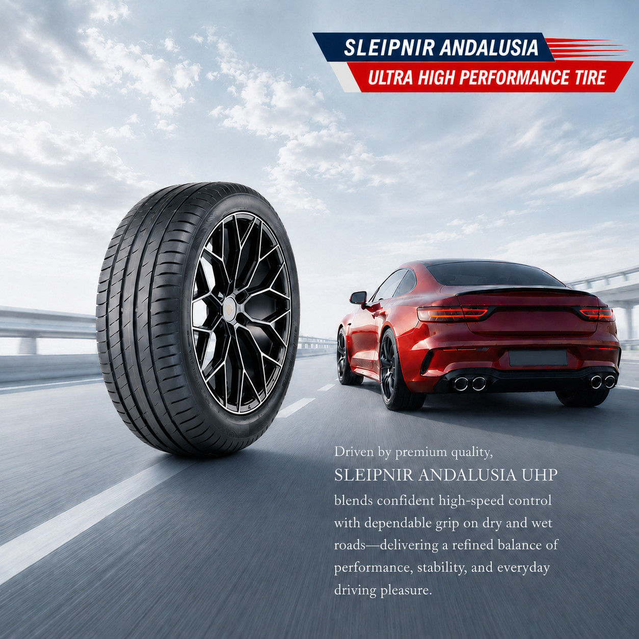 4 SLEIPNIR 245/40ZR18 245/40R18 97Y XL A/S ANDALUSIA UHP Tires 245 40 18