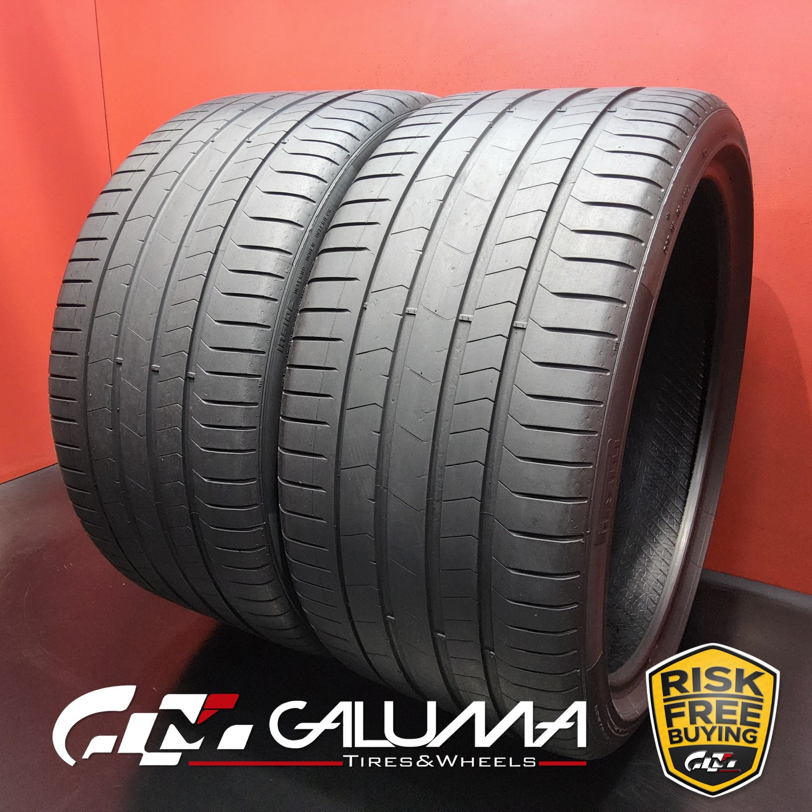 Set of 2 Tires Pirelli P Zero PZ4 XL 315/30ZR22 315/30/22 3153022 No Patch 92705