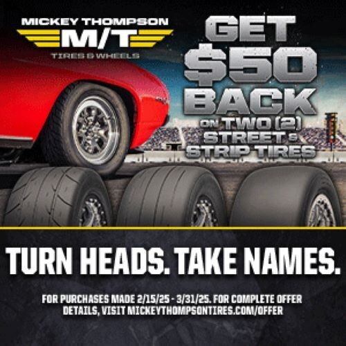 26X7.5-15 MICKEY THOMPSON SPORTSMAN BIAS DOT STREET FRONT TIRE 8 PLY MTT255667