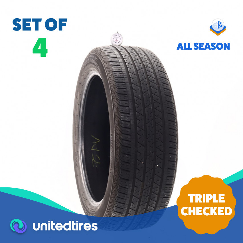 Set of (4) Used 245/50R20 Continental CrossContact LX Sport – 7-8.5/32 (19NKJ)