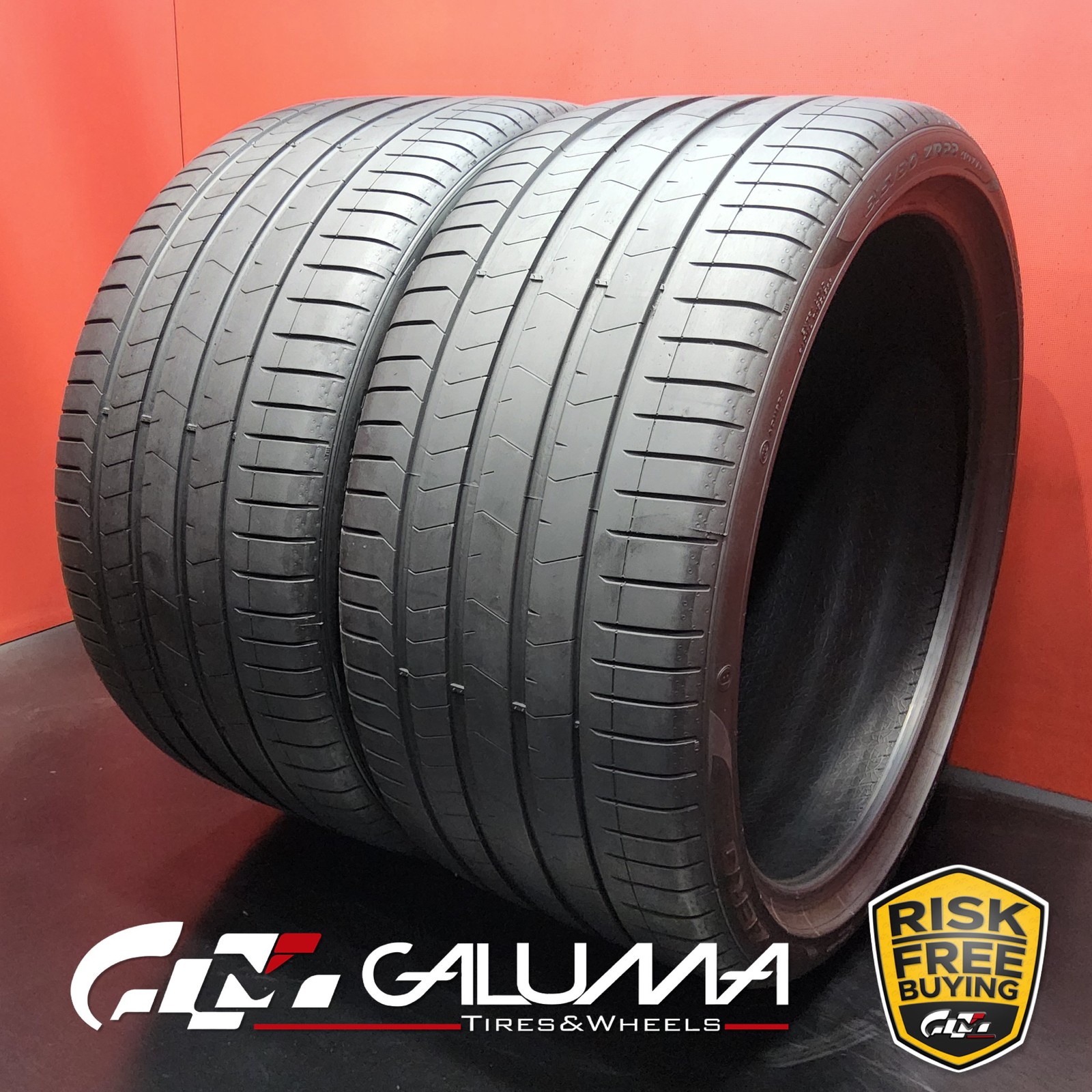 Set of 2 Tires LikeNEW Pirelli P-Zero (PZ4) B 315/30ZR22 315/30/22 3153022 92916