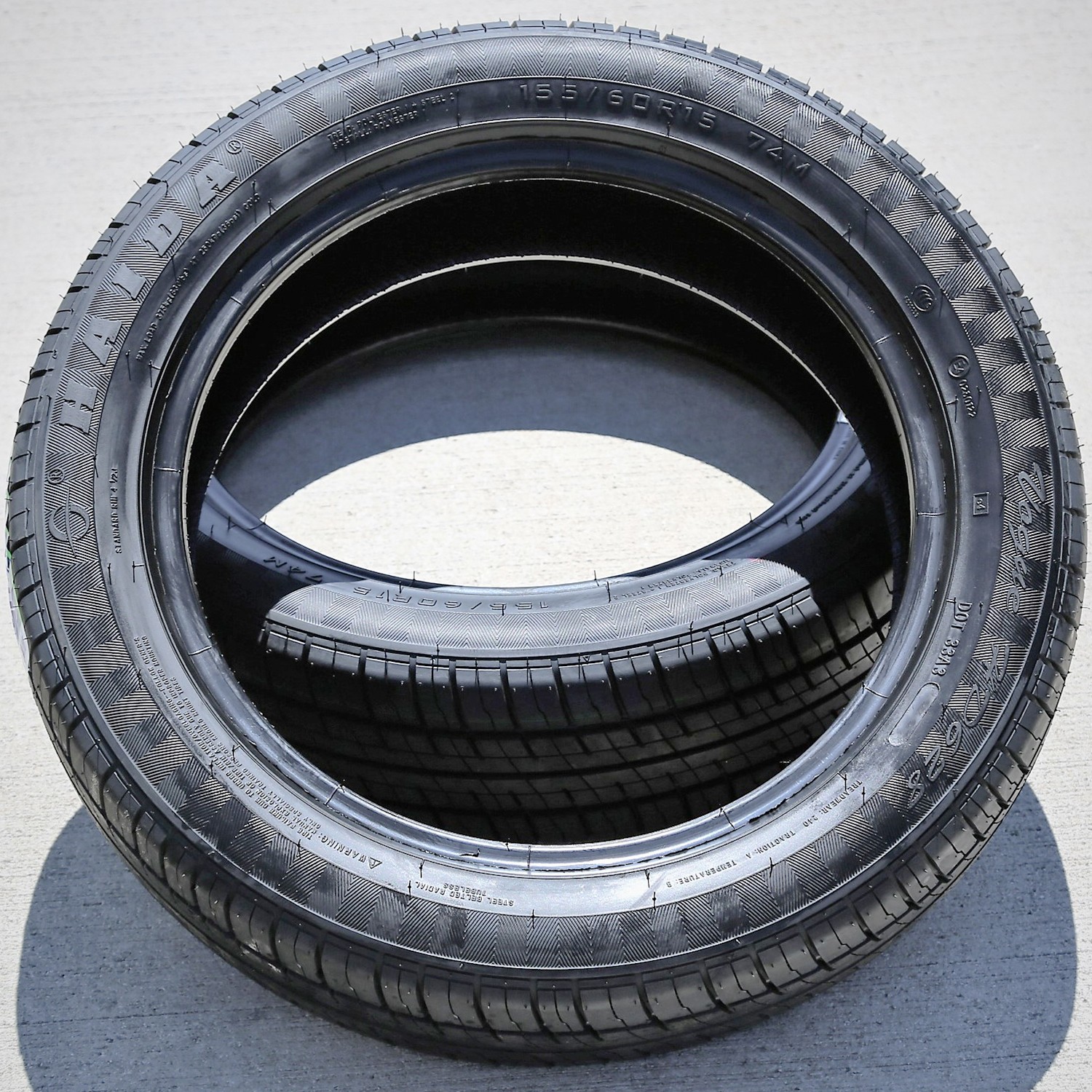 2 Tires 155/60R15 74M Haida Vogue HD628 AS A/S All Season