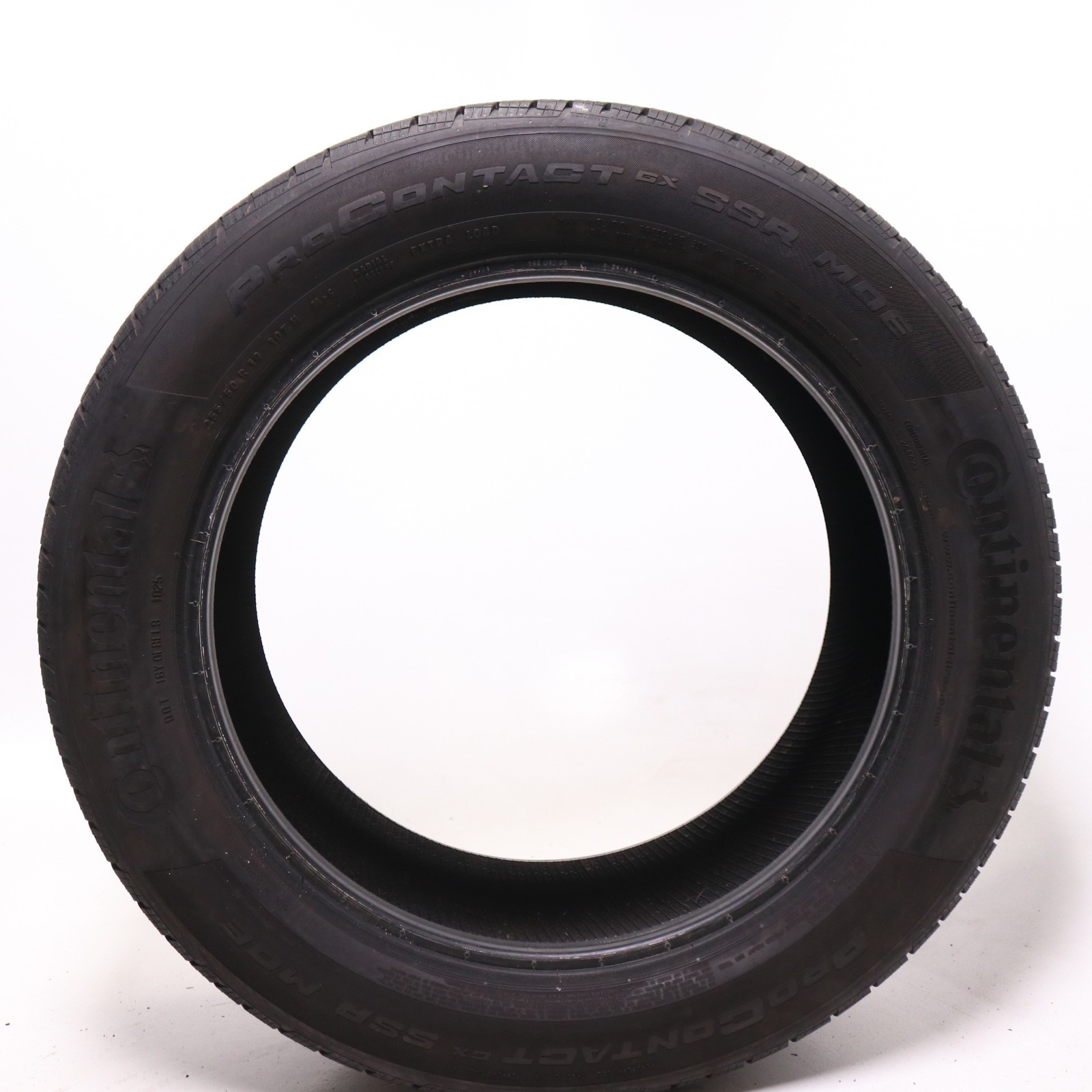 Set of 4 Used 255/50R19 Continental ProContact GX SSR MOE – 107H – 9-10/32