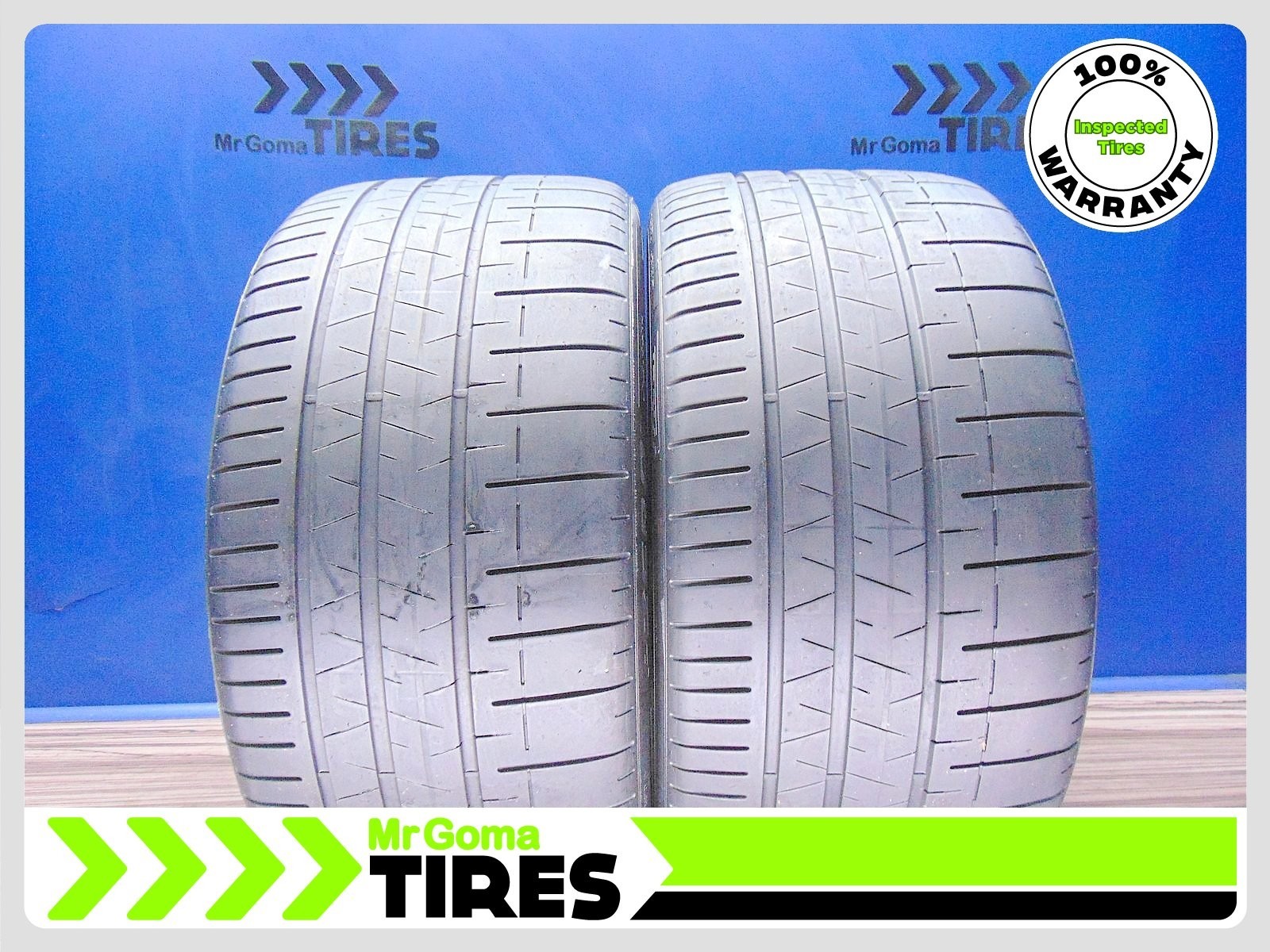 2 PIRELLI P ZERO CORSA PZC4 N0 XL 315/30R22 USED TIRES 2022 DOT 3153022