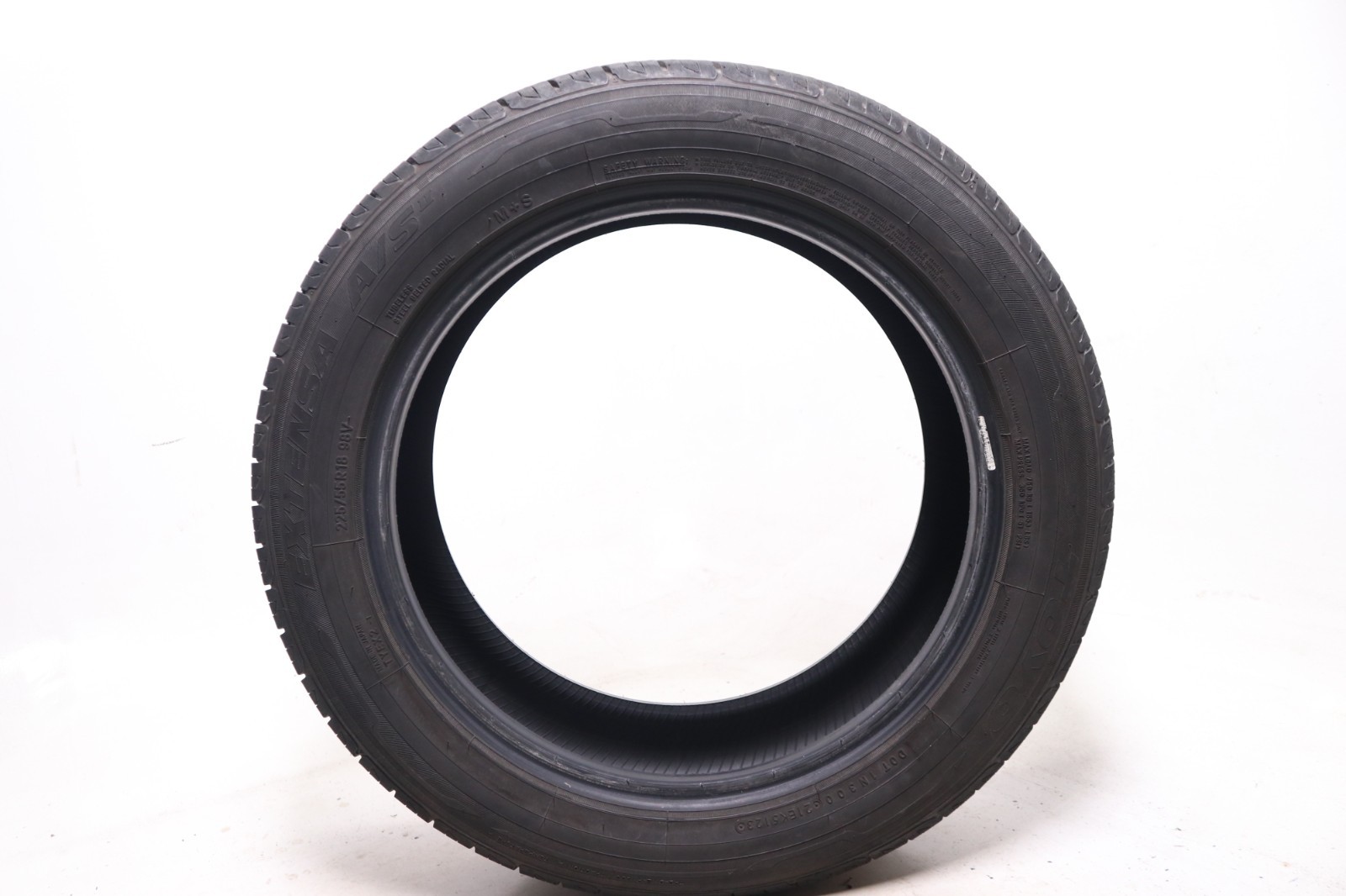 Set of 2 Used 225/55R18 Toyo Extensa A/S II – 98V – 9/32 No Repairs