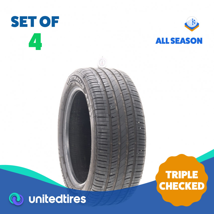 Set of (4) Used 225/50R17 Mastercraft Stratus AS 94V – 7-8.5/32 (11QMC)