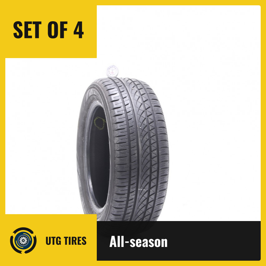Set of (4) Used 205/55R16 Yokohama YK580 91H – 7-8/32