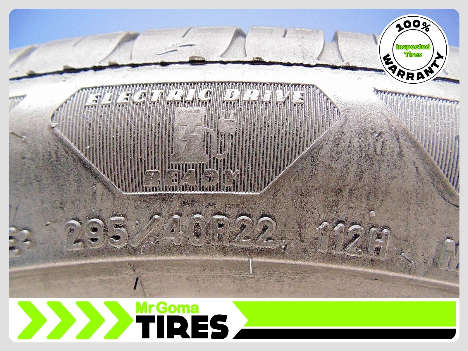 1 GOODYEAR EAGLE SPORT A/S SEALTECH XL 295/40R22 USED TIRE 7.6/32 TREAD 112H