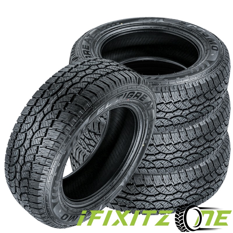 4 Cosmo El Tigre AT 285/55R20 115T All Terrain 55000 Mi Warranty 540AB UTQG