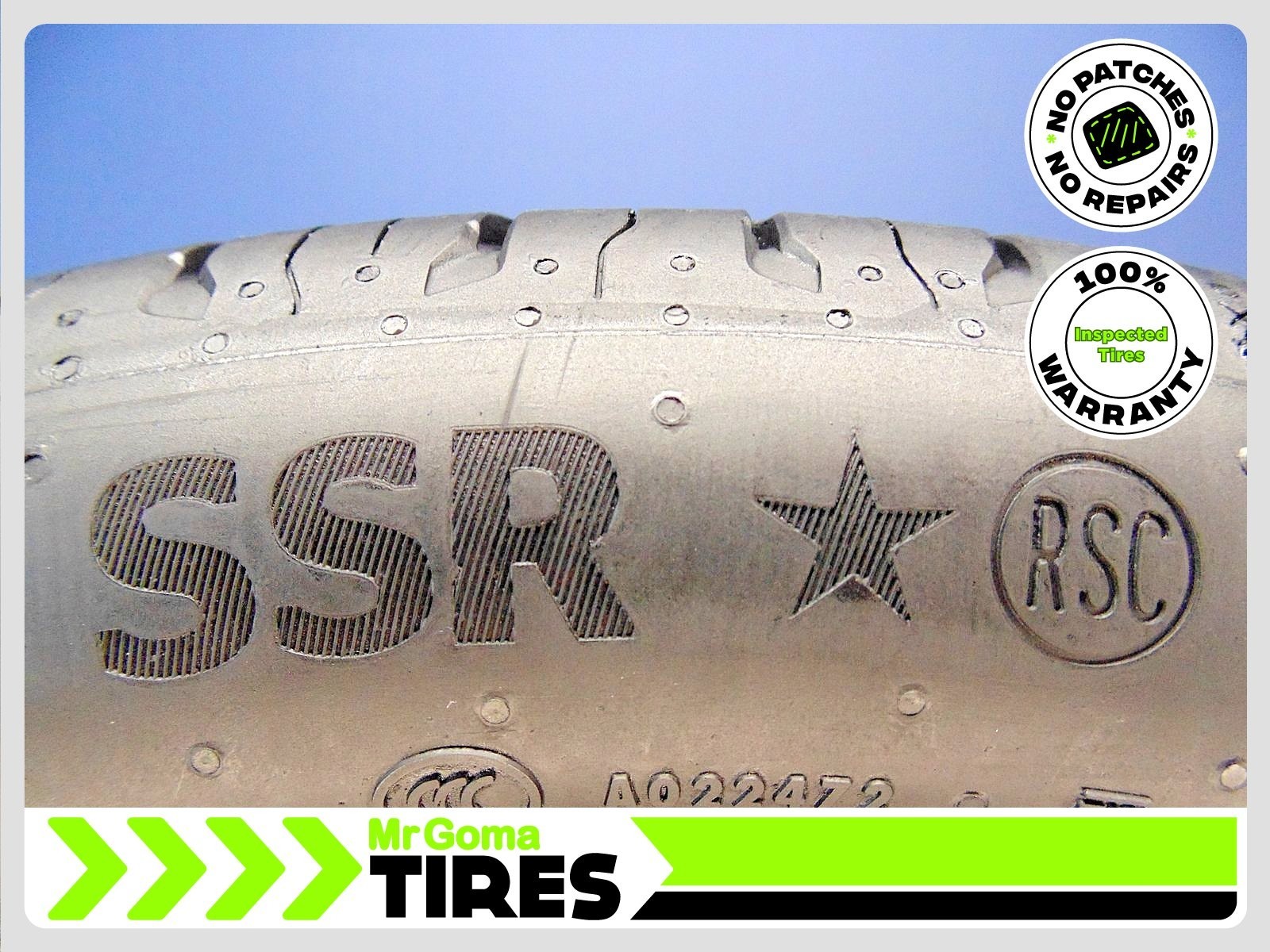1 CONTINENTAL ECOCONTACT 6 SSR RFT XL 225/45R19 USED TIRE 7.3/32 TREAD 96W