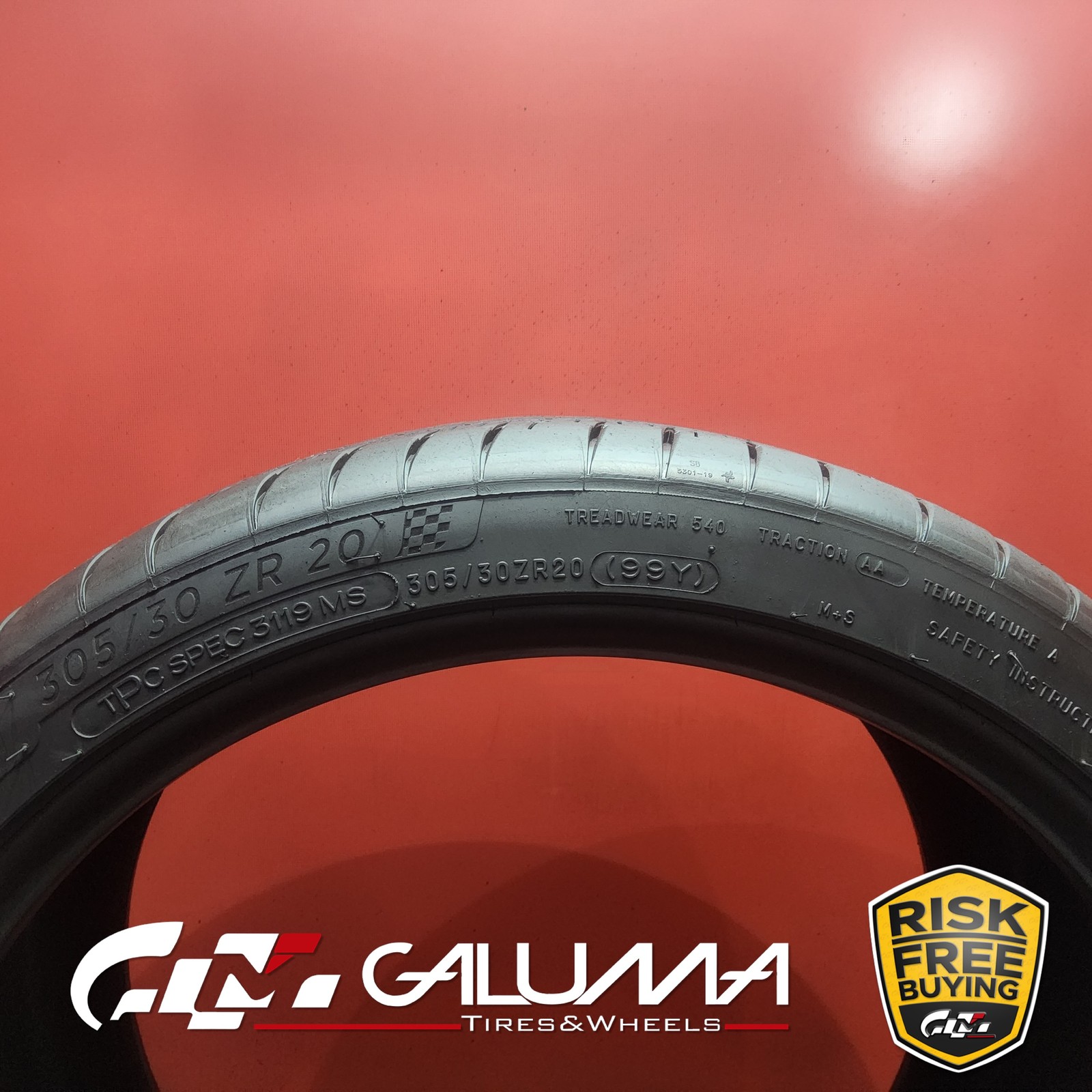 1 Tire Michelin Pilot Sport All Season 4 (ZP) RunFlat (GM) 305/30/20 ZR20 #96188