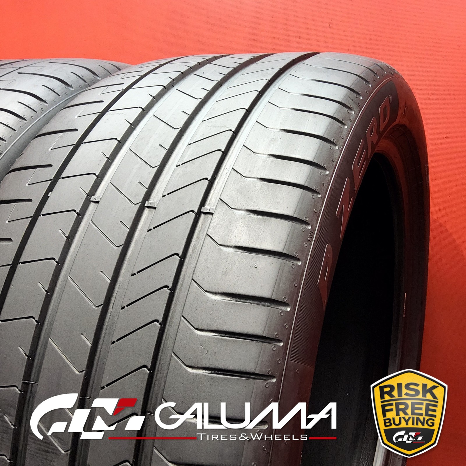 Set of 2 Tires LikeNEW Pirelli P Zero PZ4 Run Flat 315/35R22 315/35/22 XL #87856