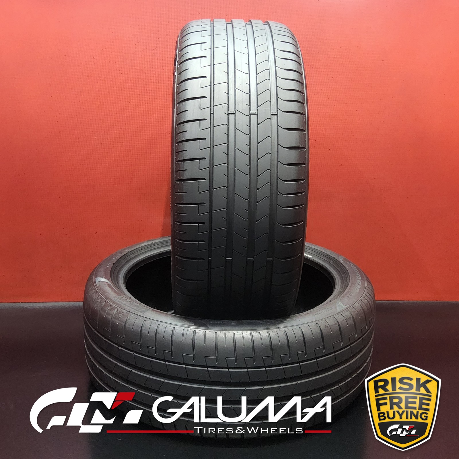 Set of 2 Tires LikeNEW Pirelli P-Zero (PZ4) ★MO XL 245/40R20 No Repairs #95907