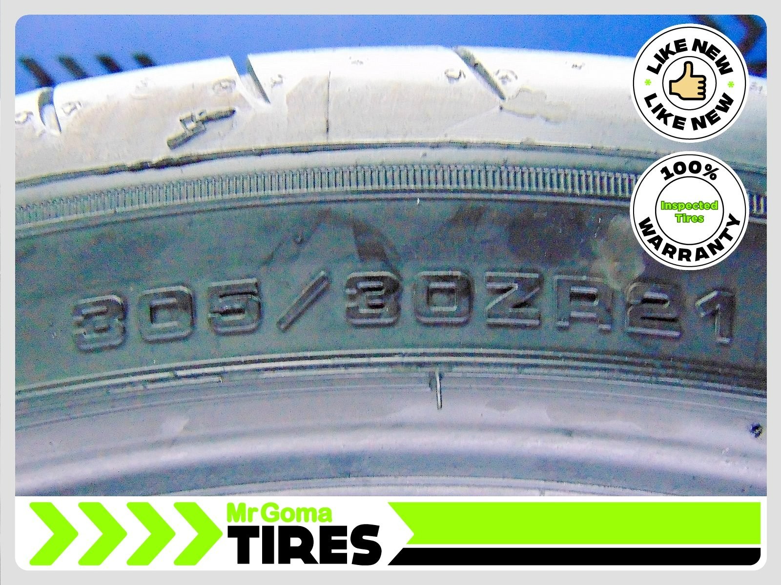 1 GOODYEAR EAGLE F1 ASYMMETRIC 3 NA0 XL 305/30ZR21 USED TIRES 7.3/32 Tread 104Y