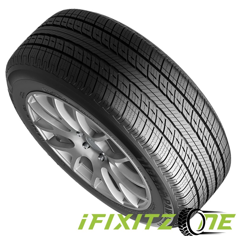 1 Uniroyal Tiger Paw Touring A/S 215/55R17 94V 600AA UTQG 65K Treadlife Warranty