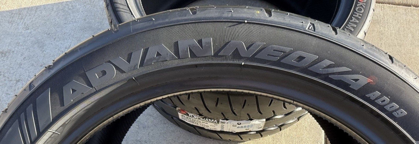 Set of TWO BRAND NEW 305/30R19 103W Yokohama ADVAN NEOVA AD09 Tires 3053019
