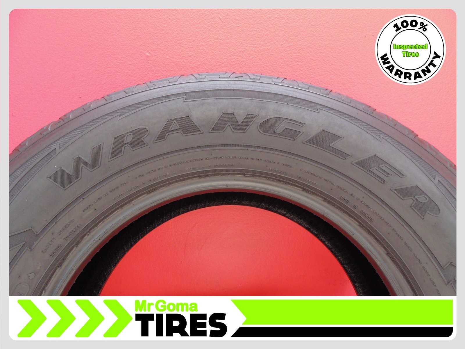 1 GOODYEAR WRANGLER FORTITUDE HT 275/65R18 116T Tread 7.3/32