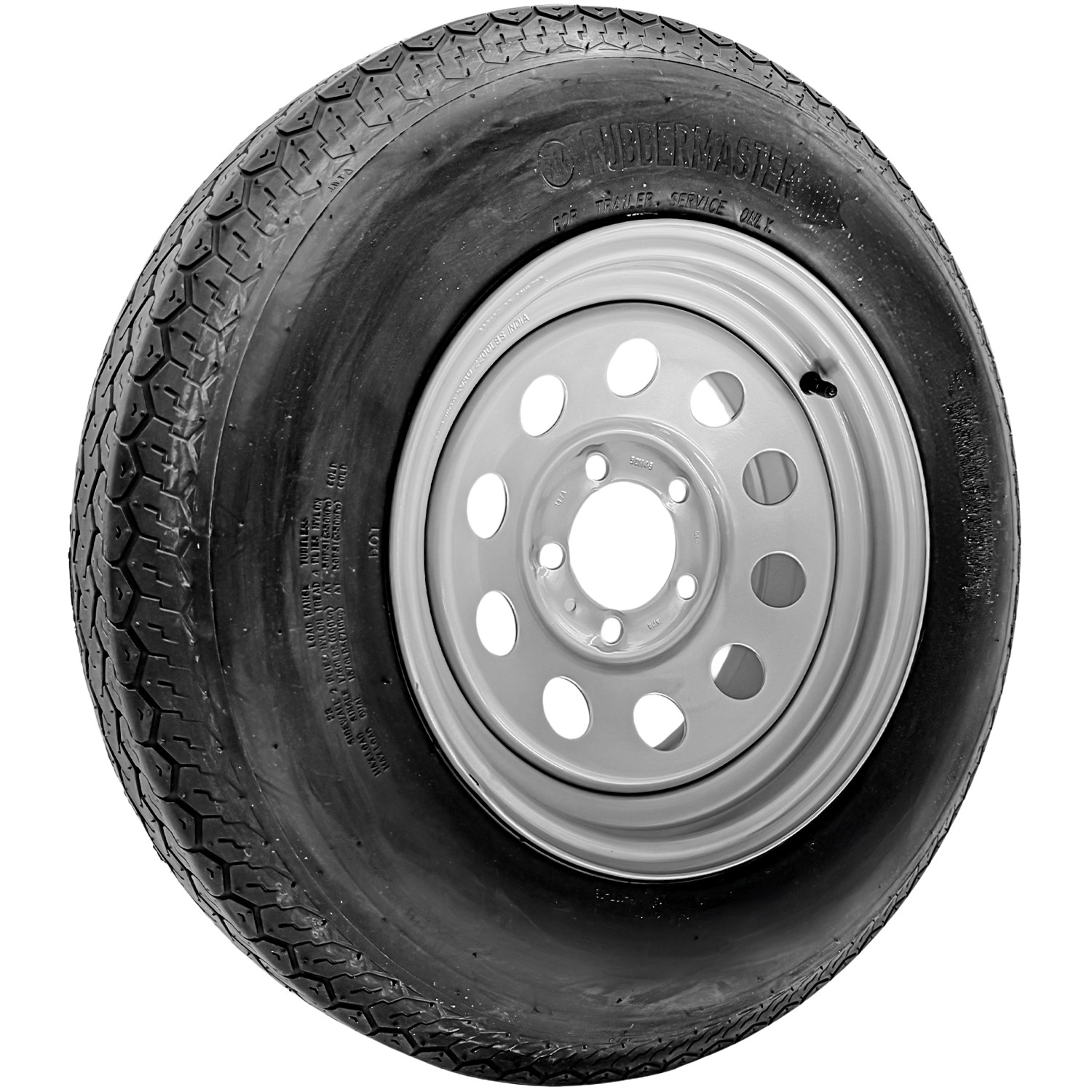 2 Assemblies RubberMaster H187 ST F78-14 6 Ply 14×6 5 x 114.3 Silver Modular