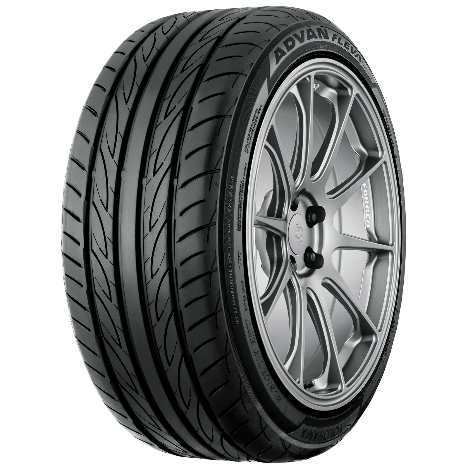 4 New Yokohama Advan Fleva V701 – 235/40r17 Tires 2354017 235 40 17