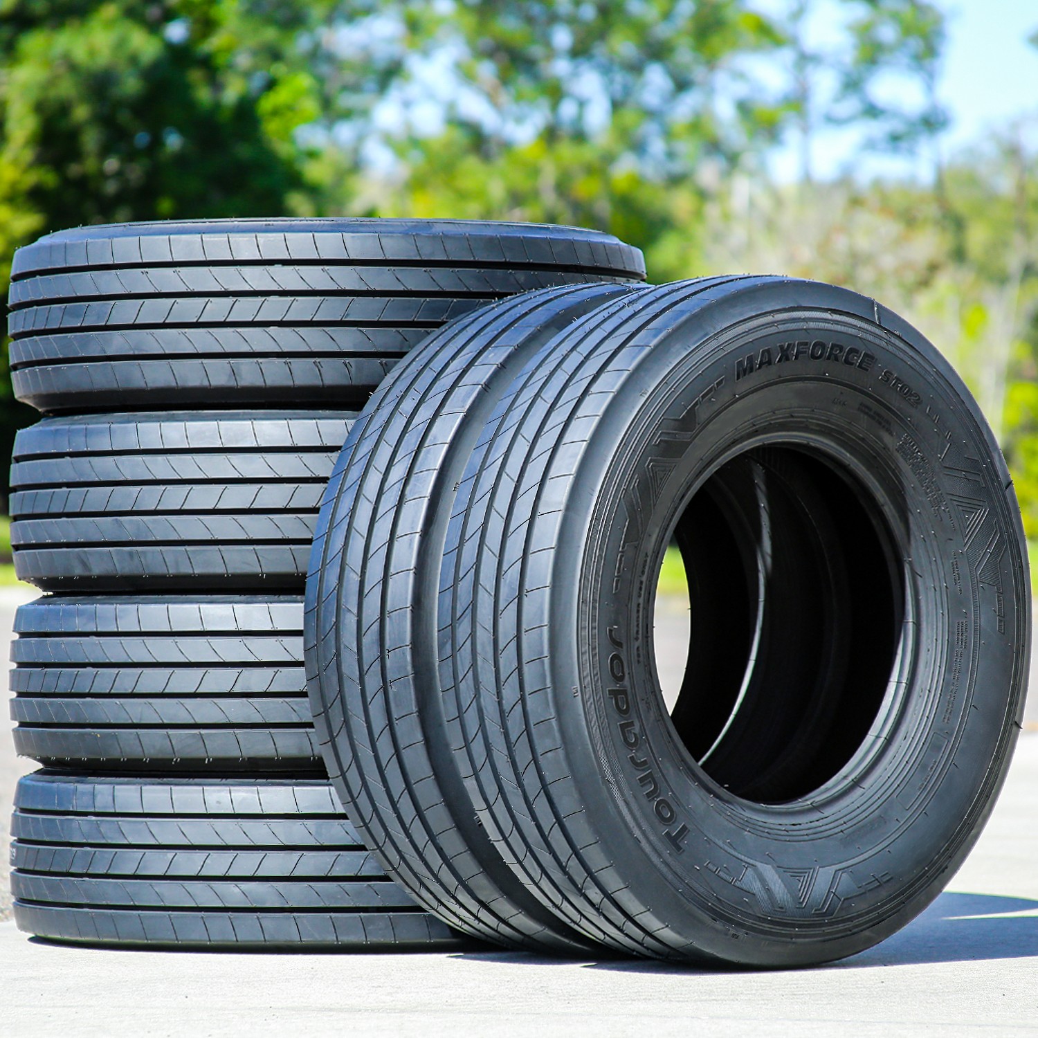 Tire Tourador MaxForce ST02 All Steel ST 235/80R16 Load G 14 Ply Trailer