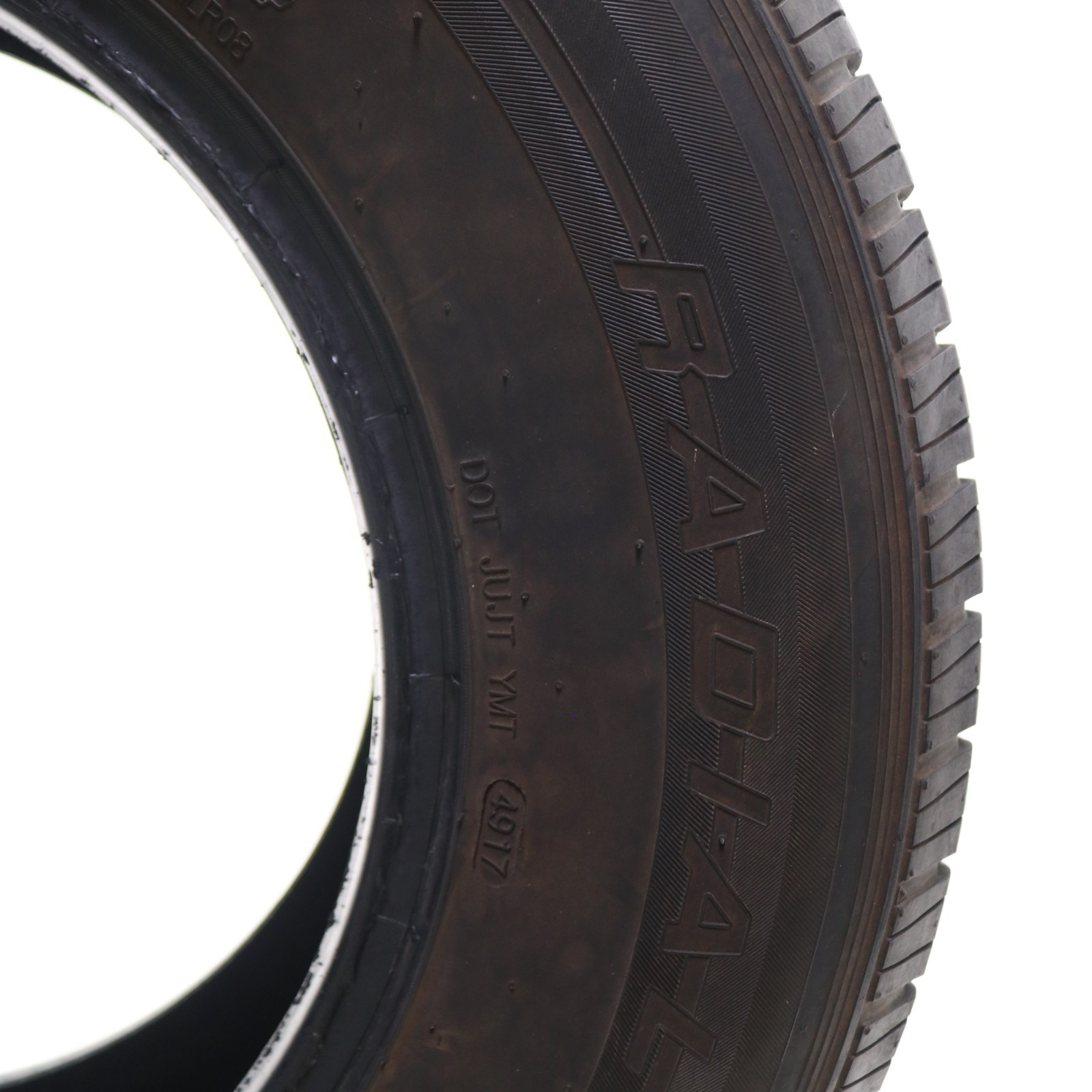 Set of 4 Used ST 205/75R14 Castle Rock Radial ST226 – 105/101L – 7/32 No Repairs