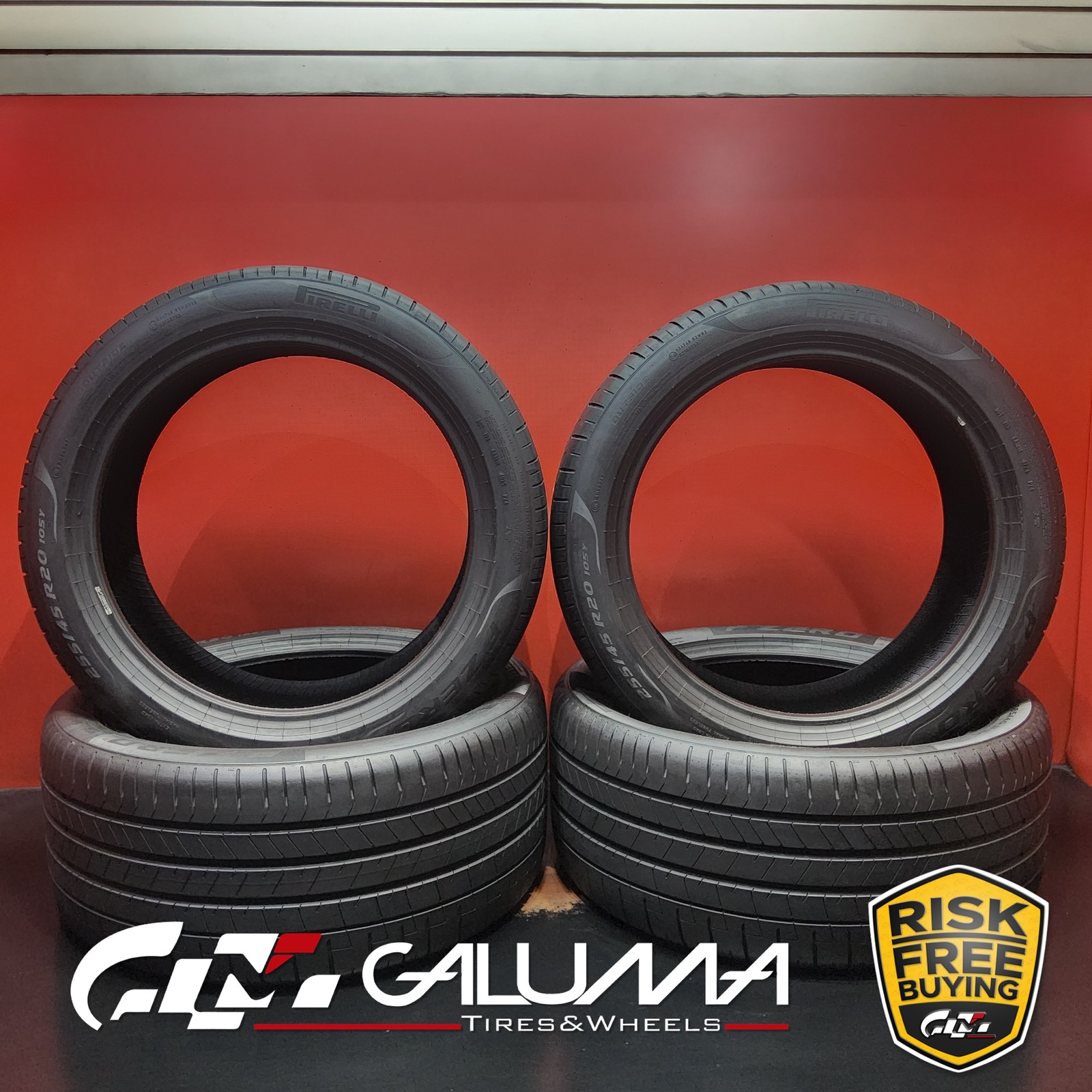 Set of 4 Tires Pirelli P-Zero (PZ4) Sport ★ XL 255/45/20 & 285/40/20 R20 #96226
