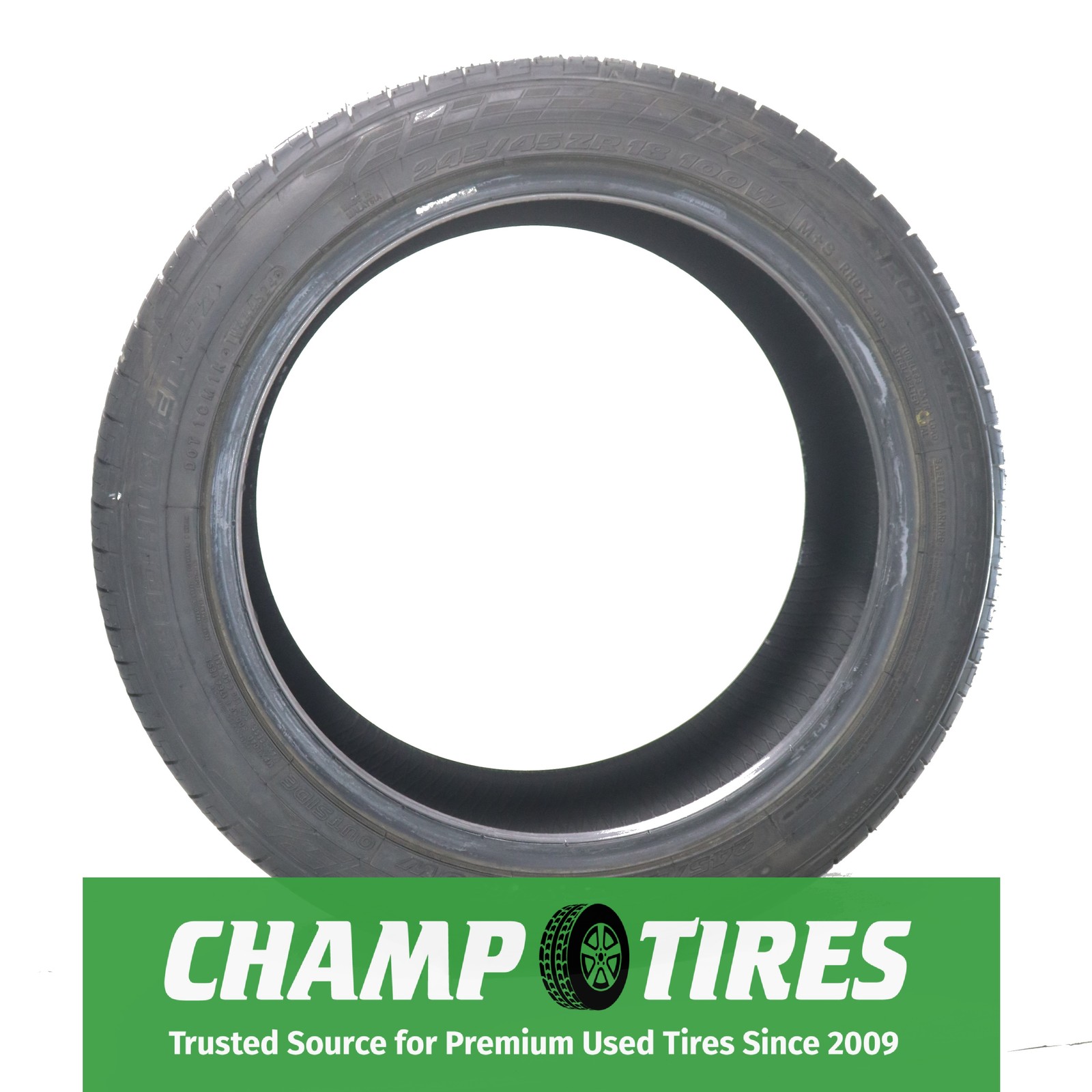 P245/45R18 Road Hugger GTZ 100 W Used 7/32nds