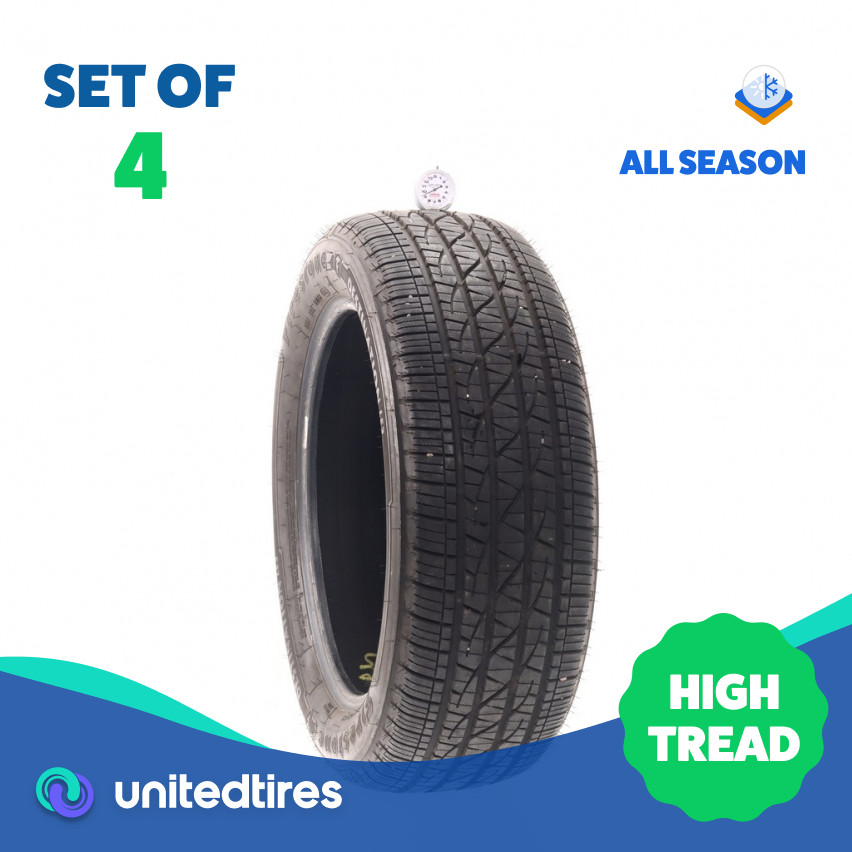 Set of (4) Used 225/55R18 Firestone Destination LE3 98H – 9.5-10/32