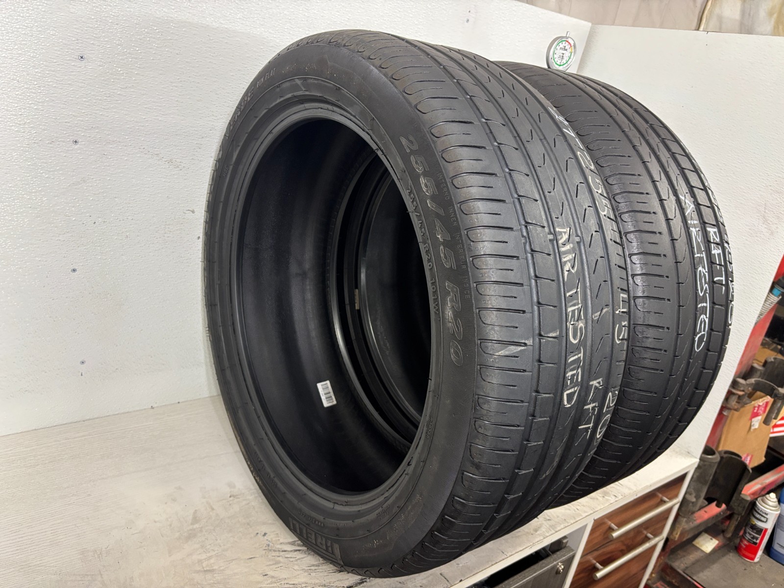 2 Tires 255 45 20 Pirelli Scorpion Verde Run Flat (60-70% Tread Left) 101W