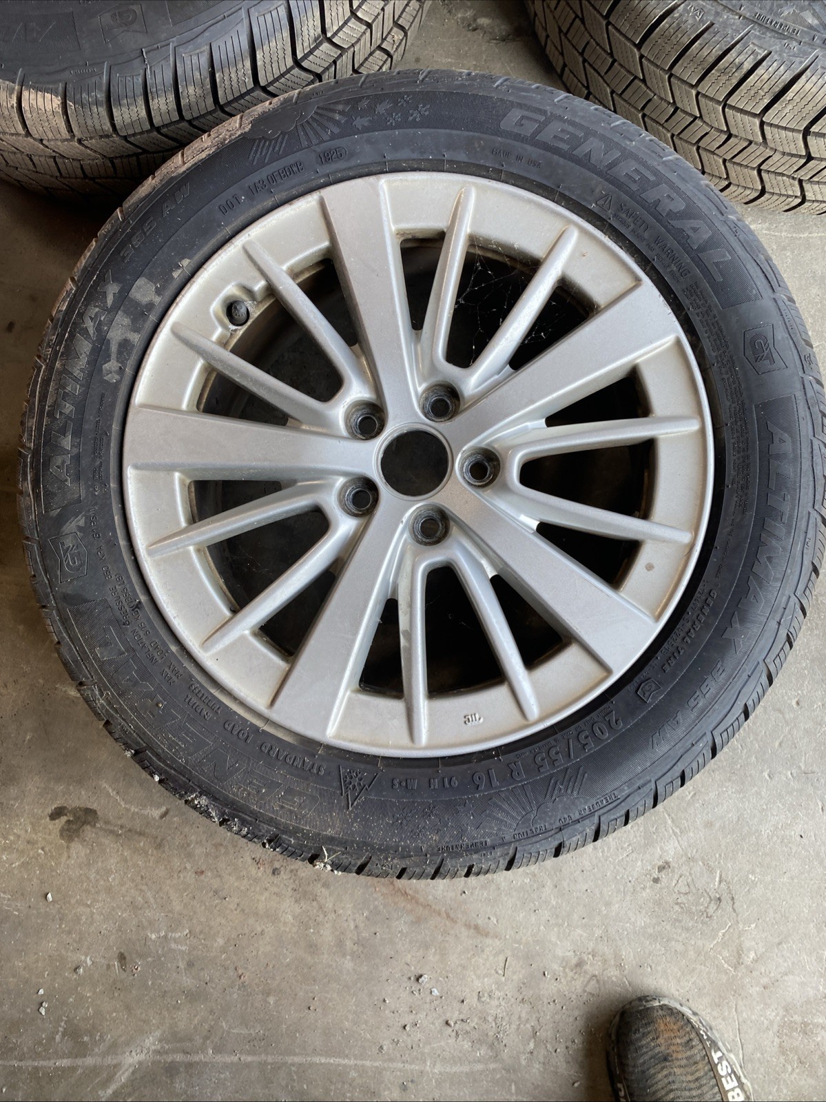 2017 2018 2019 Subaru Impreza Hatch Back Wagon Altimax 205 55 R16 91H Tire Rim