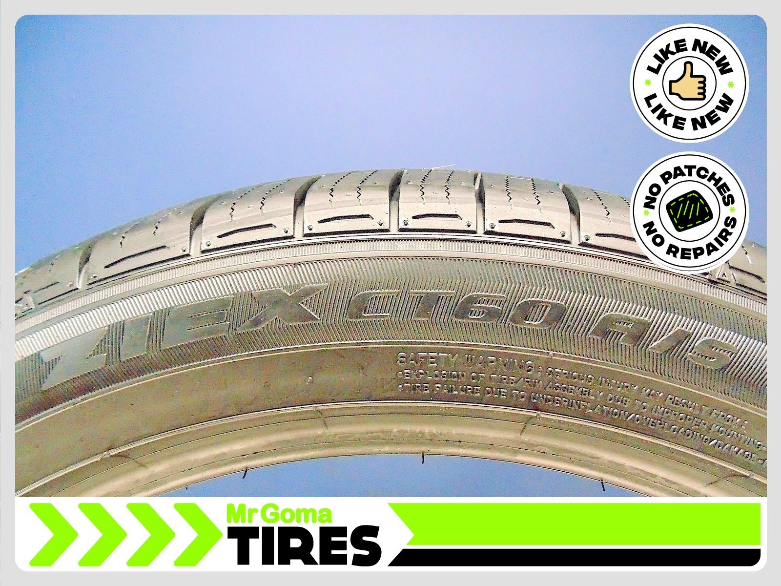1 FALKEN ZIEX CT60 A/S 255/45R20 USED TIRE 10.0/320 TREAD NO PATCHES 2554520