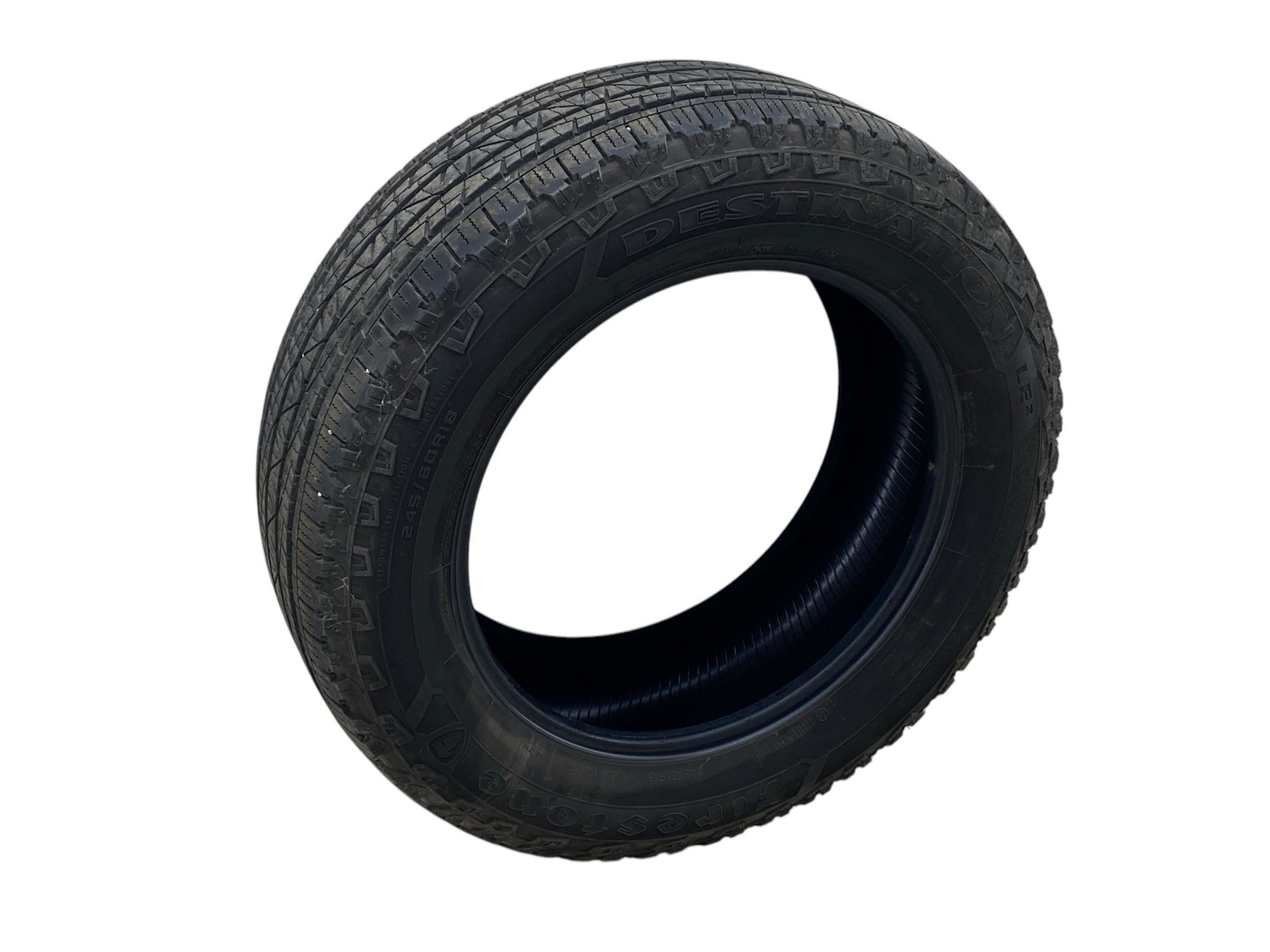 (C) FIRESTONE DESTINATION LE2 245/60R18 105H TIRE TREAD 7/32NDS DATECODE 0321