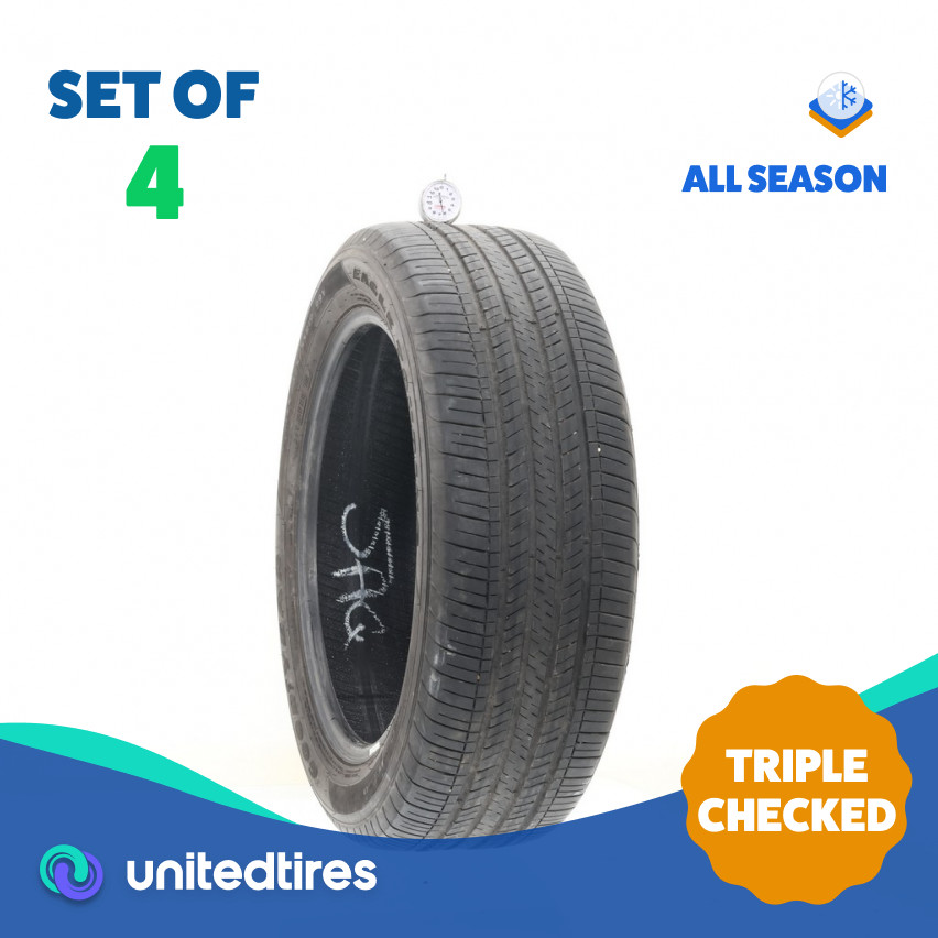 Set of (4) Used 225/55R19 Goodyear Eagle Touring 99V – 6-6.5/32