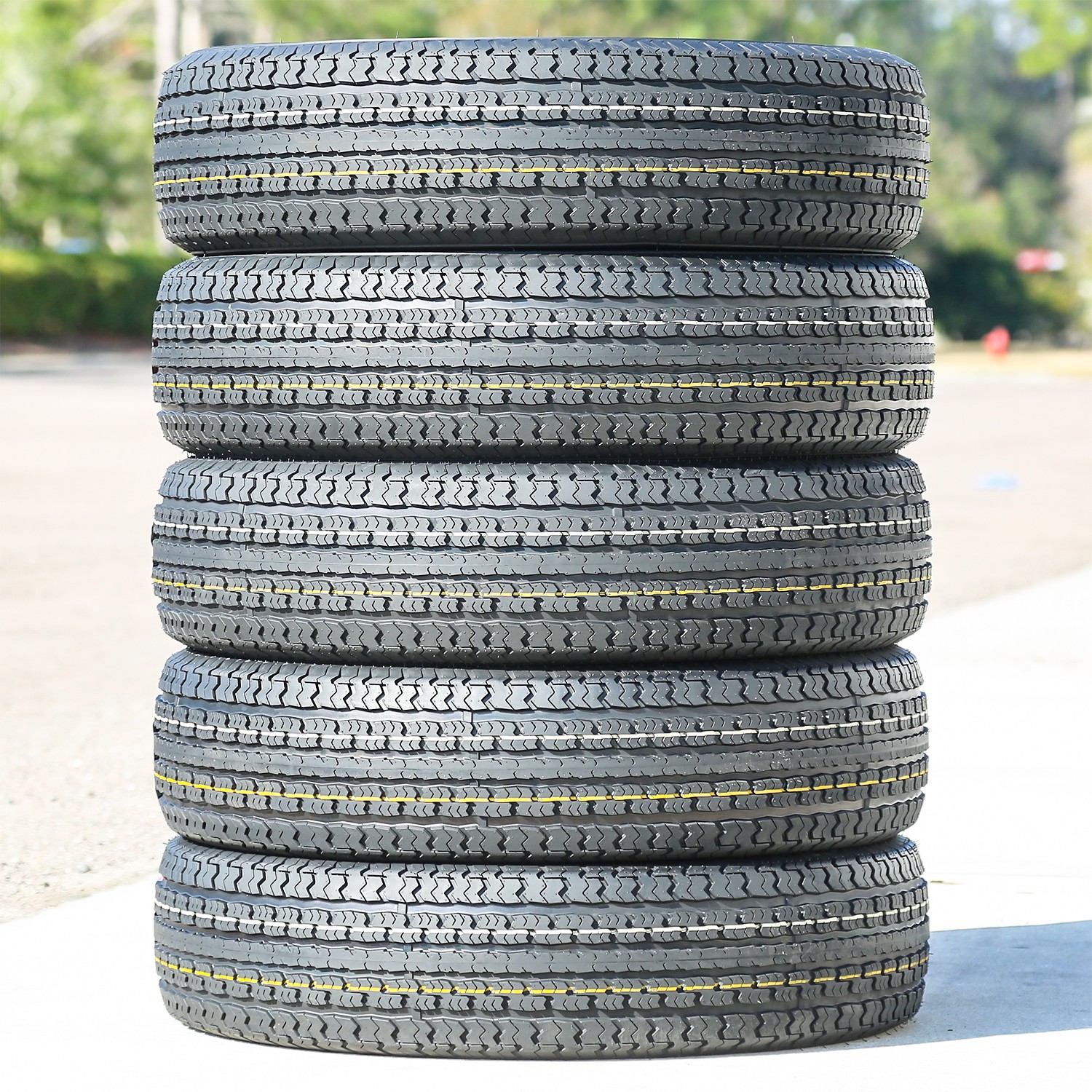 2 Tires Nebula ST Radial N’ 001 Semi-Steel ST 205/75R15 Load D 8 Ply (Thailand)