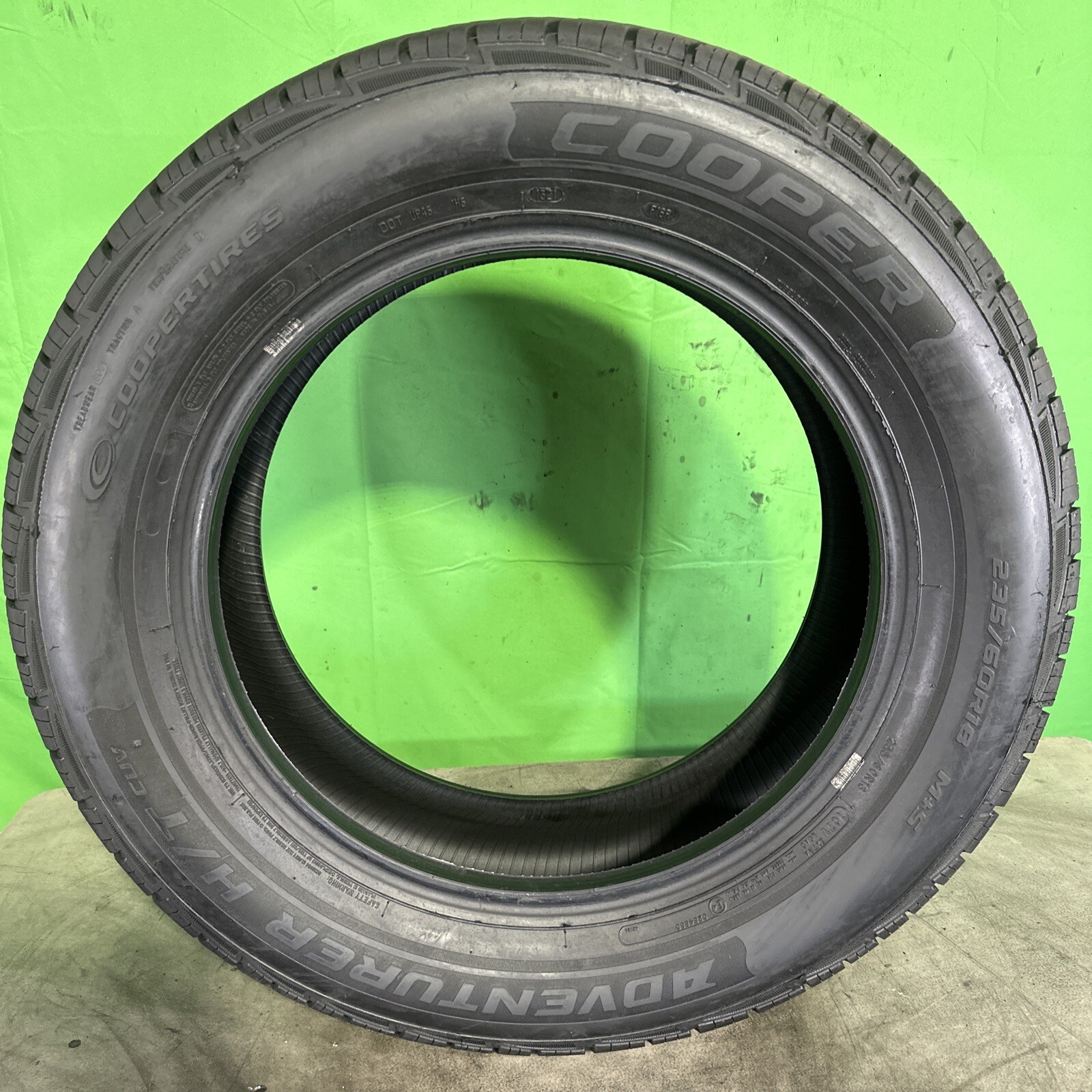 Single,Used-235/60R18 Cooper Adventurer H/T CUV 10710/32 DOT 1321