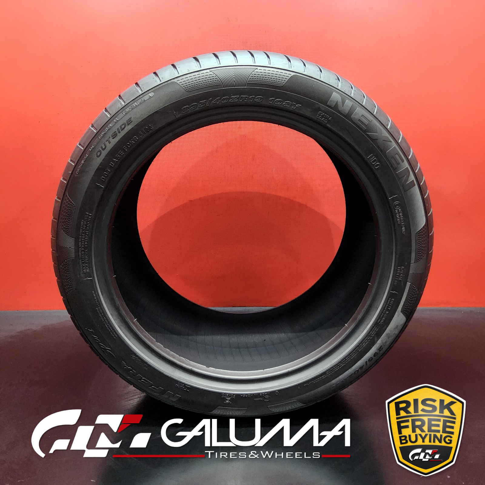 1 (One) Tire Nexen Nfera Sport SU2 295/40ZR19 295/40/19 2954019 No Patch #86634