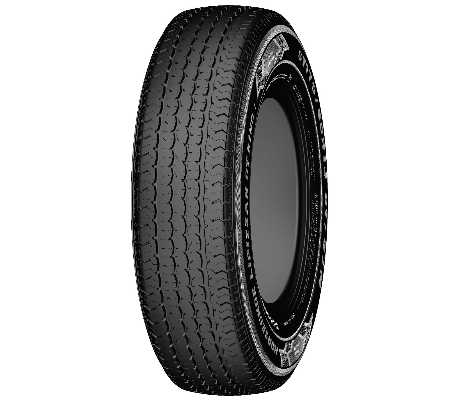 2 ST205/75R14 10PR 109/104M Trailer Tires 10 Ply LIPIZZAN ST-KING II 205 75 14