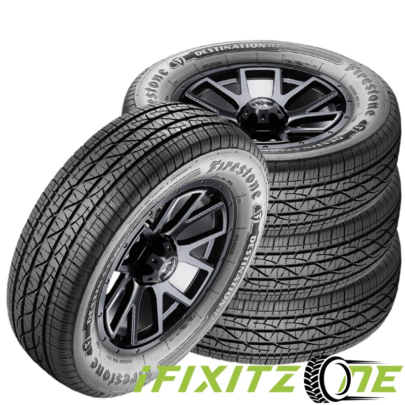 4 Firestone Destination LE3 235/55R20 102H 700AB, Highway Truck Suv, 70K MILE